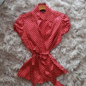 Bebe Satin Blouse